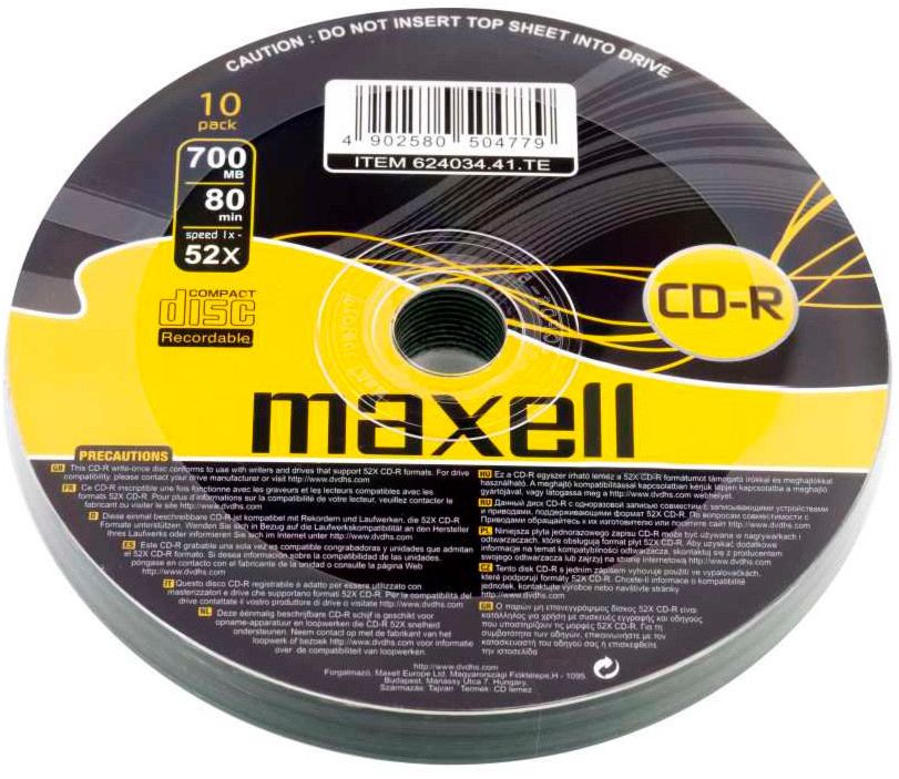 Cd R Maxell Mb X Store Bg