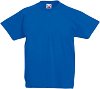 Детска тениска Fruit of the Loom - Royal Blue - 100% памук, от колекцията Kids Valueweight -