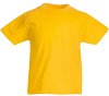Детска тениска Fruit of the Loom - Sunflower - 100% памук, от колекцията Kids Valueweight -
