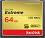   CompactFlash 64 GB SanDisk -   Extreme - 