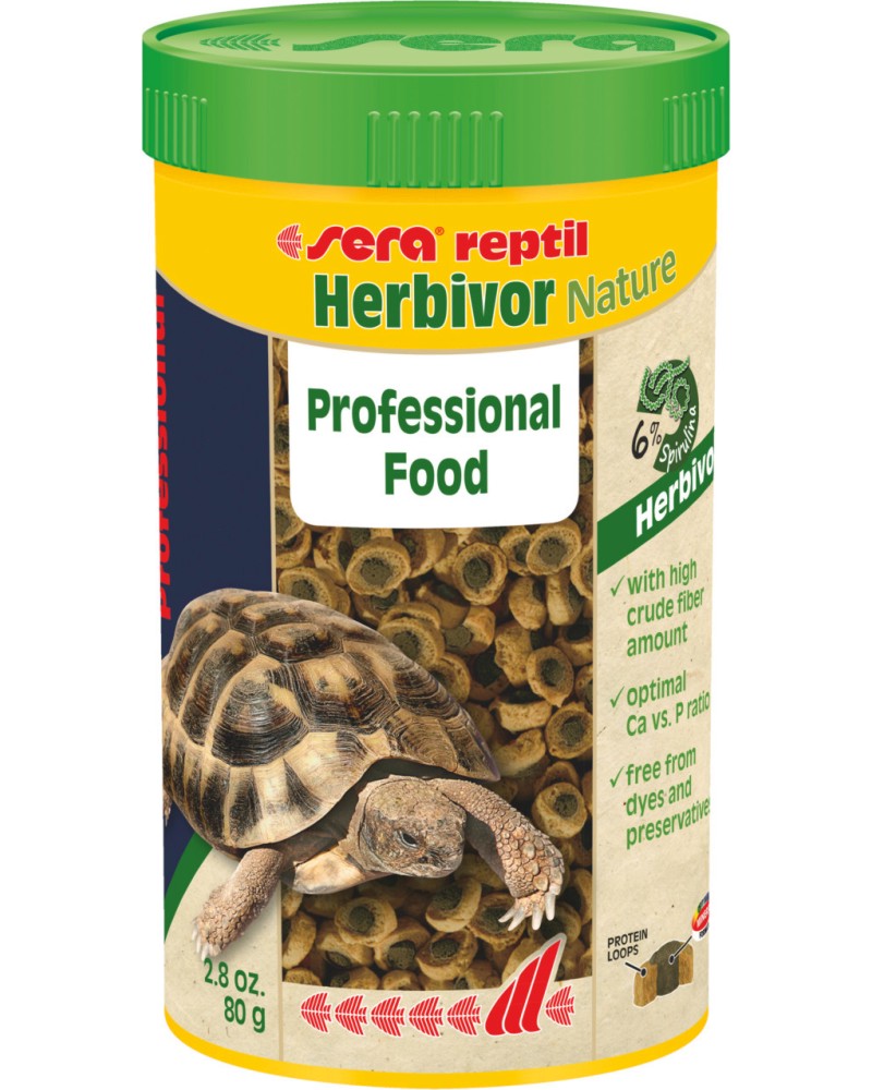     sera Reptil Professional Herbivor - 80  330 g,   Nature - 
