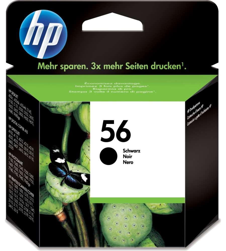      HP 56 Black - 520  - 