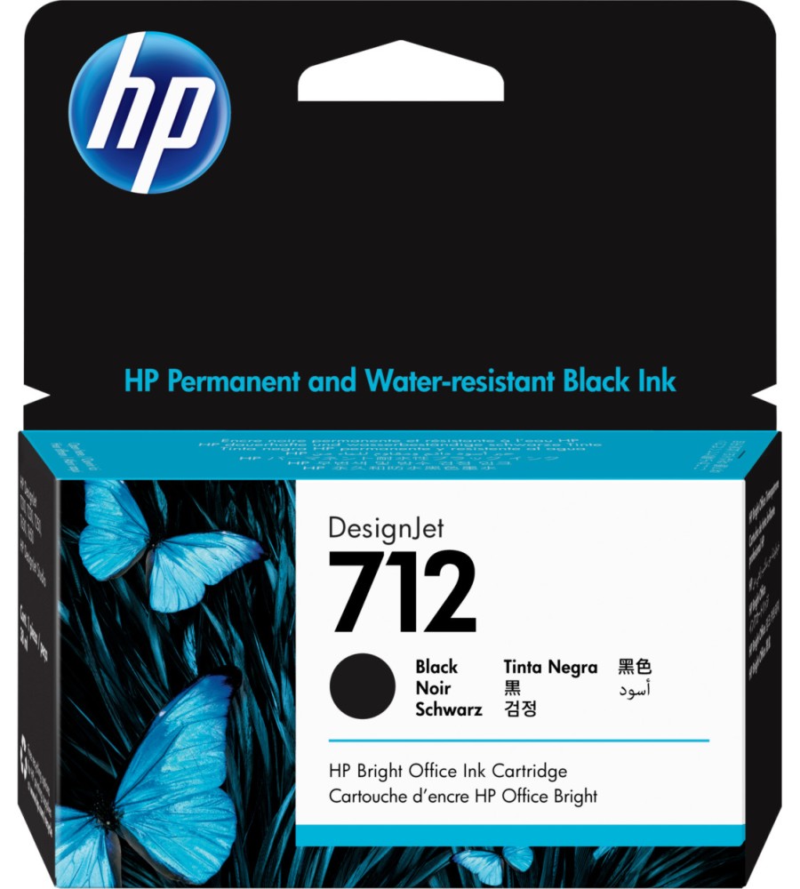      HP 712 Black - 38 ml - 