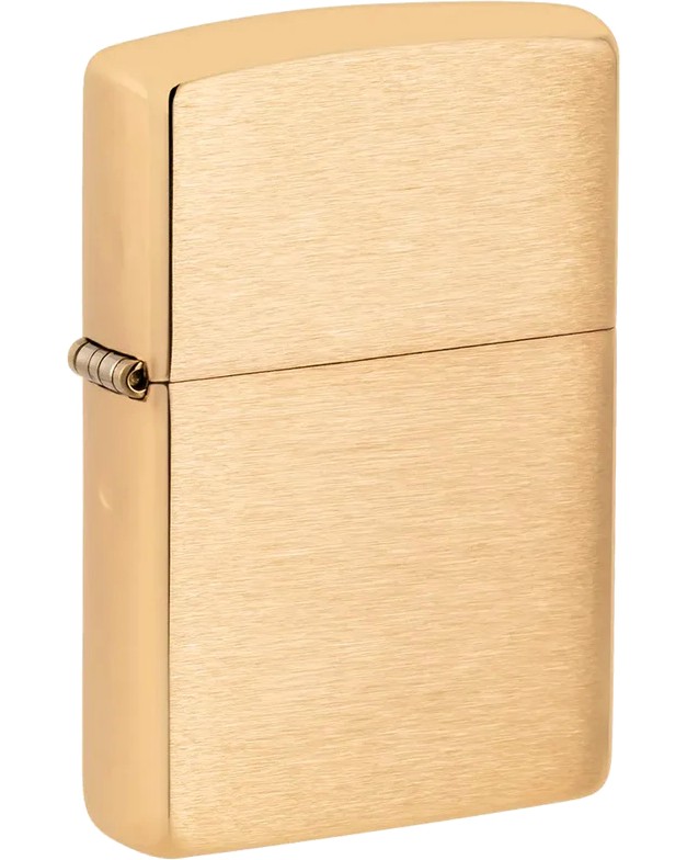   Zippo Brushed Brass -   Classic - 