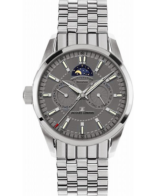 Часовник Jacques Lemans - Liverpool Moonphase 1-1596 F - store.bg