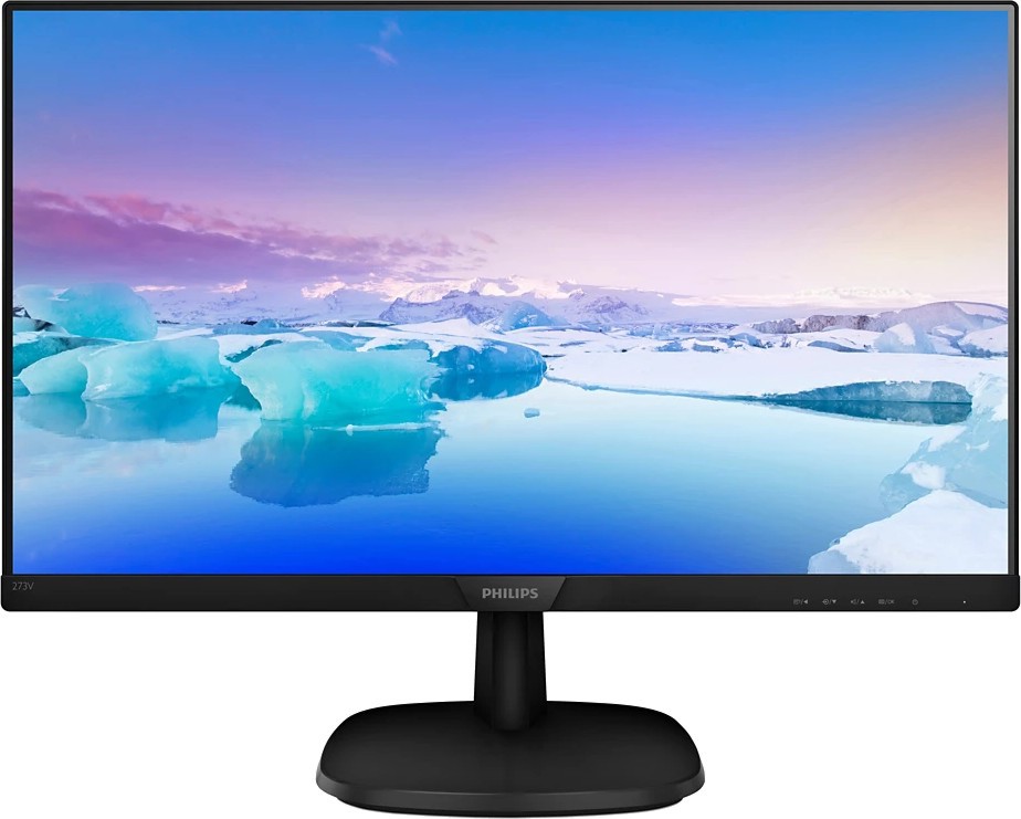  Philips 273V7QJAB - 27", IPS, 75 Hz, 16:9, 1920 x 1080, 4 ms, HDMI, DisplayPort, VGA - 