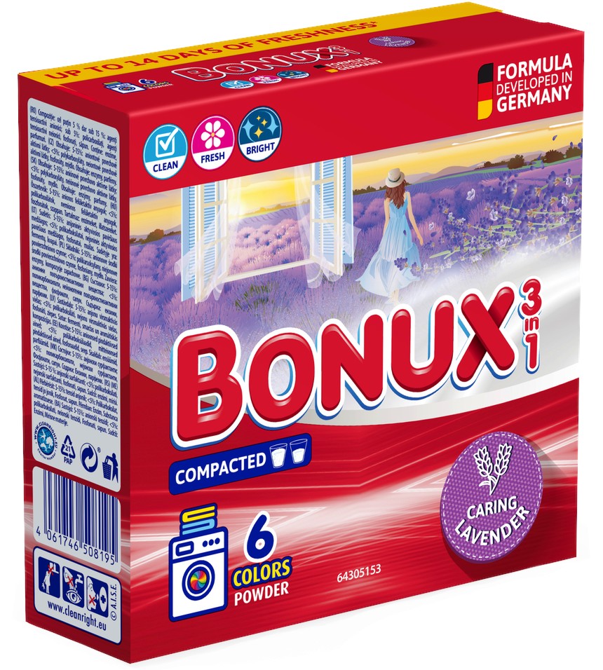     Bonux 3 in 1 - 0.390  1.170 kg,     -  