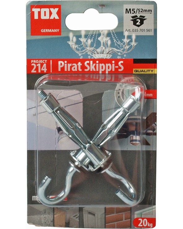        Tox Pirat Skippi-S - 2    M5 x 52 mm - 