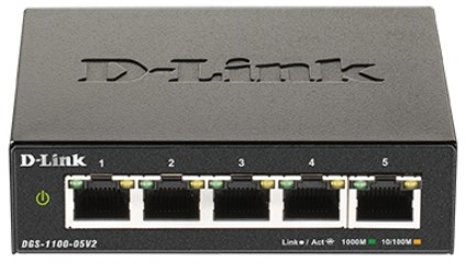  D-Link DGS-1100-05V2 - 5 , 1000 Mbps - 