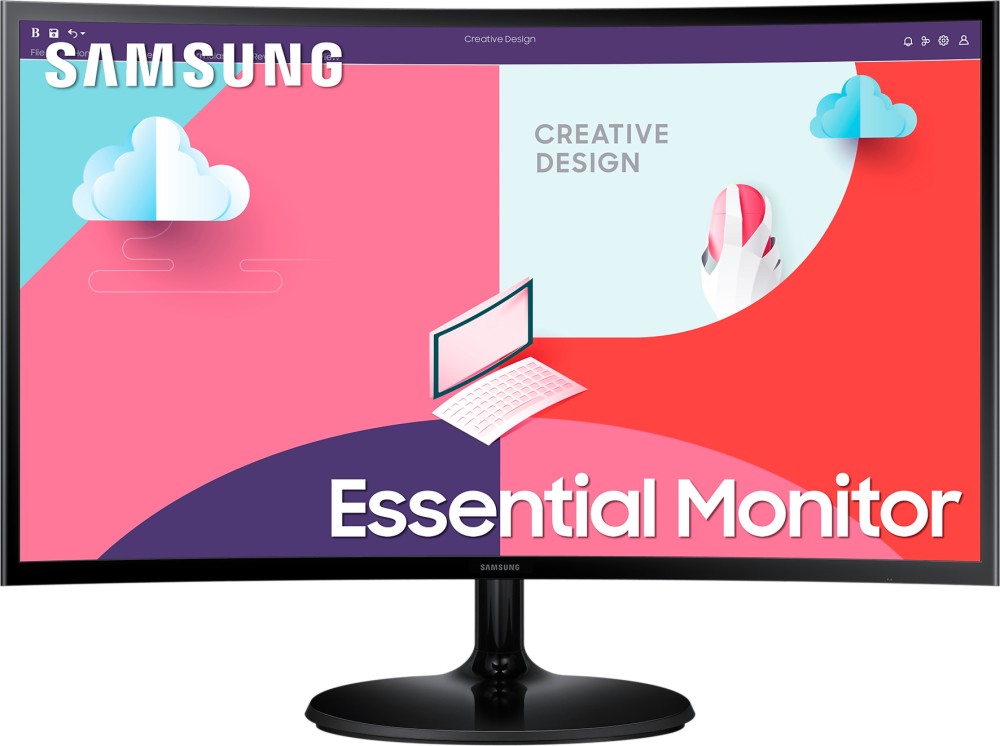  Samsung S24C360 - 24", VA, 75 Hz, 16:9, 1920 x 1080, 4 ms, HDMI, VGA, AMD FreeSync - 