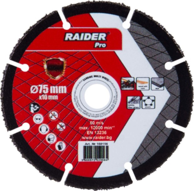    Raider Carbide Multi Wheel - ∅ 75 / 1.4 / 10 mm   Power Tools - 