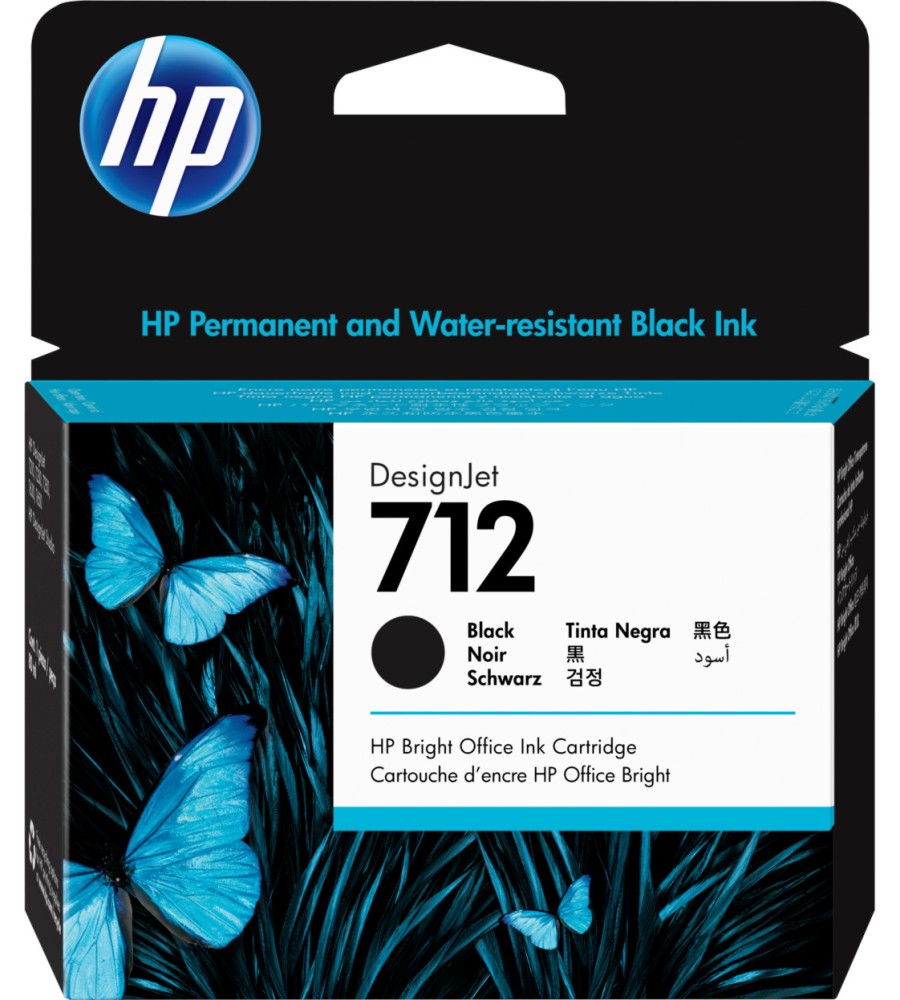      HP 712 Black - 80 ml - 