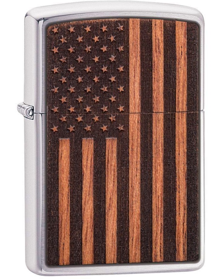   Zippo WOODCHUCK USA American Flag - 