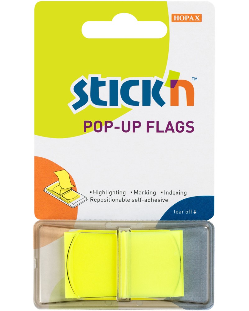   Stick'n Pop-Up Flags - 50    4.5 x 2.5 cm - 
