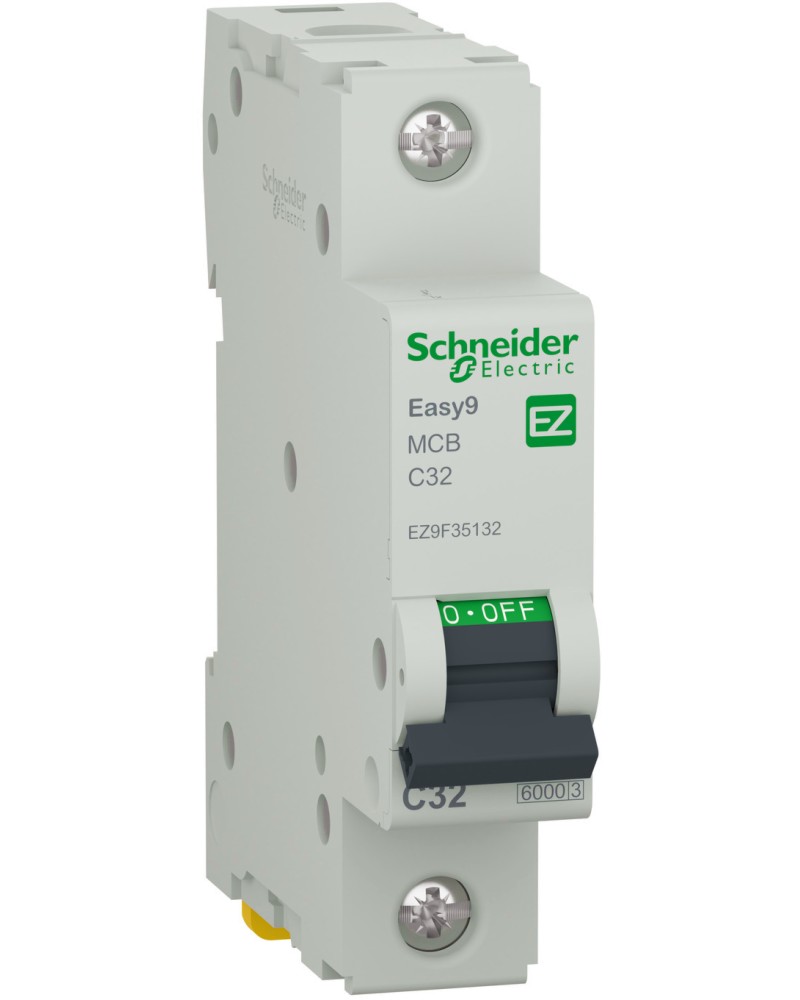     DIN  Schneider Electric 1P 32A 230V 6kA -  C   Easy9 - 