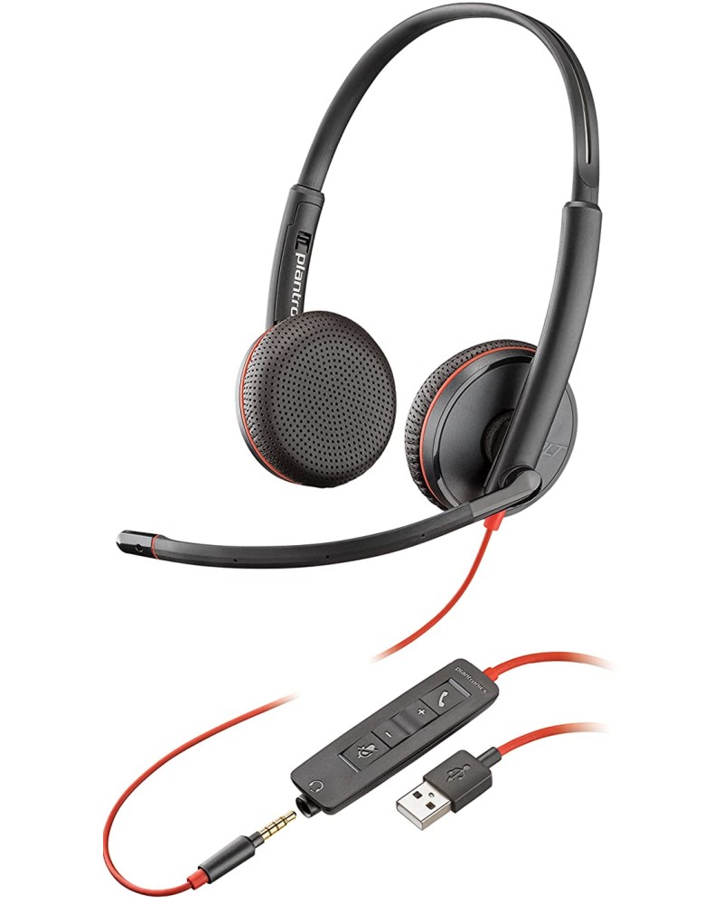   Plantronics C3225 -    USB  3.5 mm    Blackwire - 