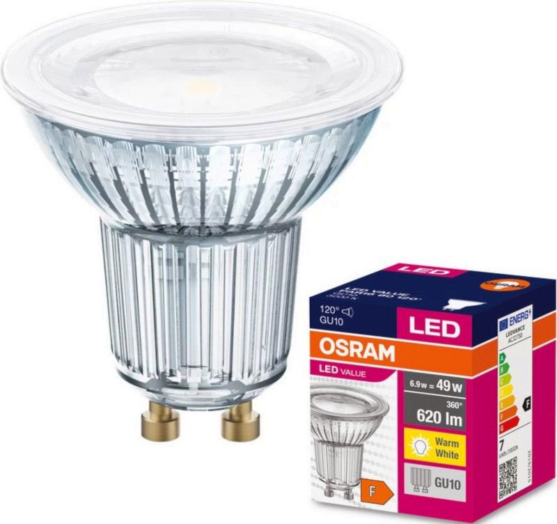 LED  Osram PAR1680 865 GU10 6.9 W 6500K - 620 lm   Value - 