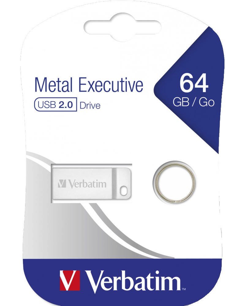 USB 2.0   64 GB Verbatim Metal Executive - 