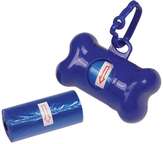 Диспенсър за хигиенни торбички Nobby TidyUp Bone Диспенсър за хигиенни торбички Nobby TidyUp Bone - С 2 ролки x 15 броя торбички - продукт