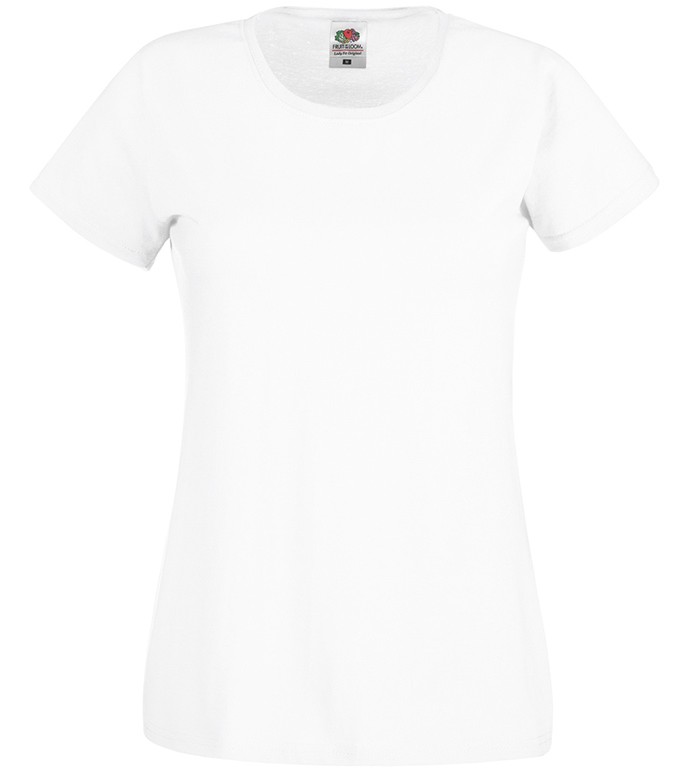   Fruit of the Loom - White - 100% ,   Lady Fit Original - 