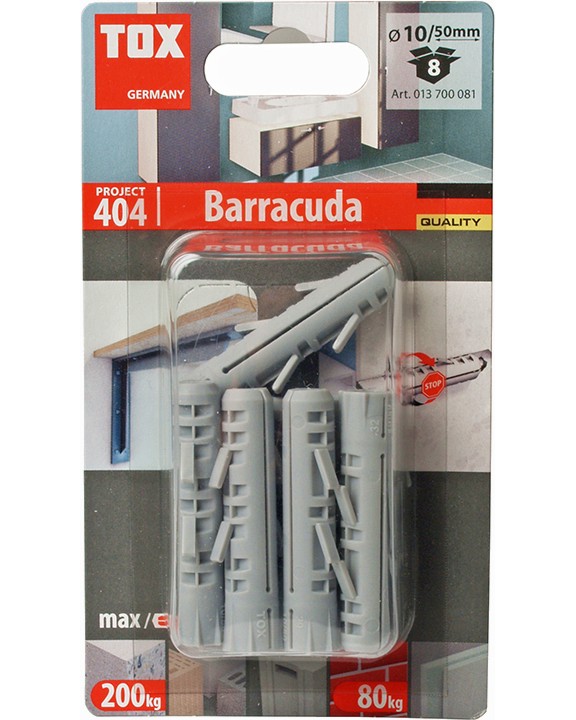     Tox Barracuda - 8 - 36    ∅ 5 - 10 mm   25 - 50 mm - 