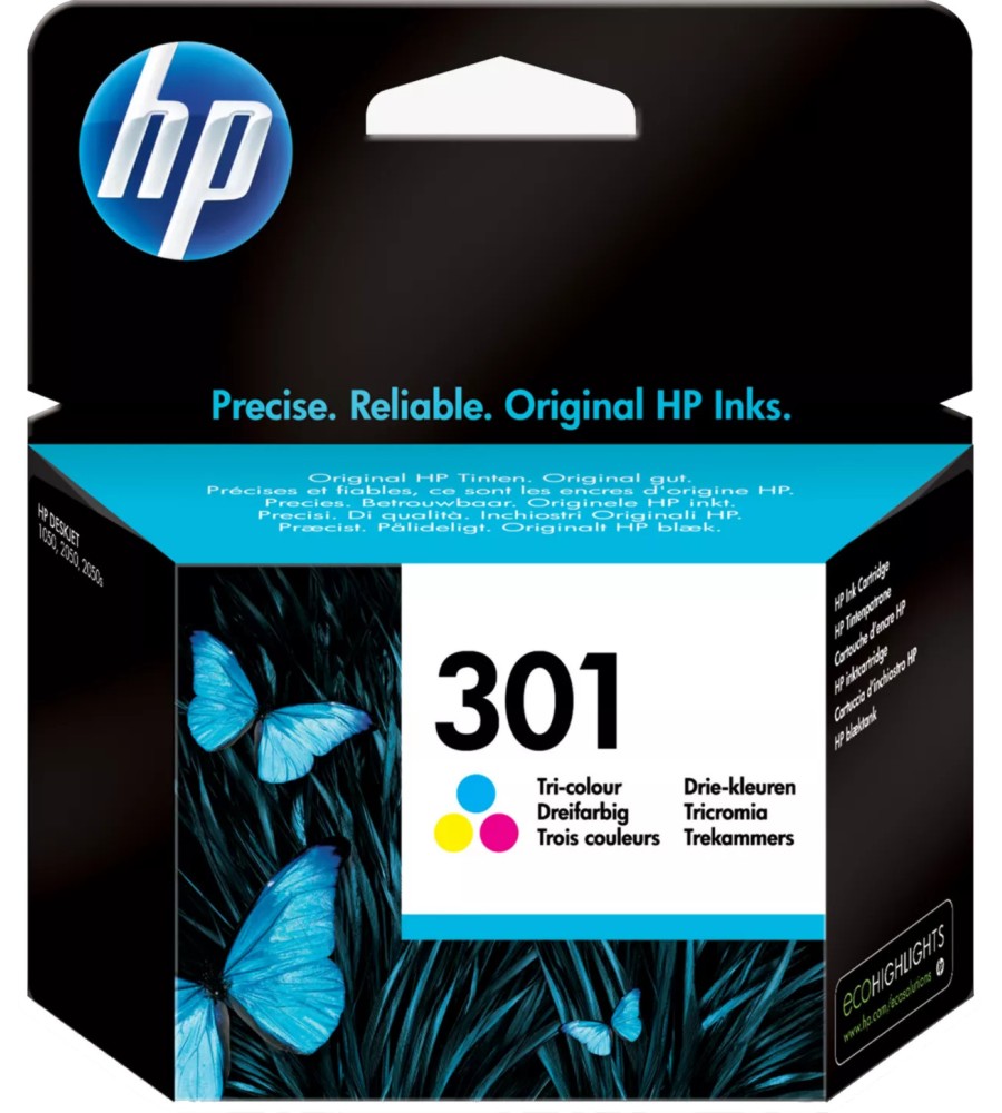      HP 301 Color - 165  - 