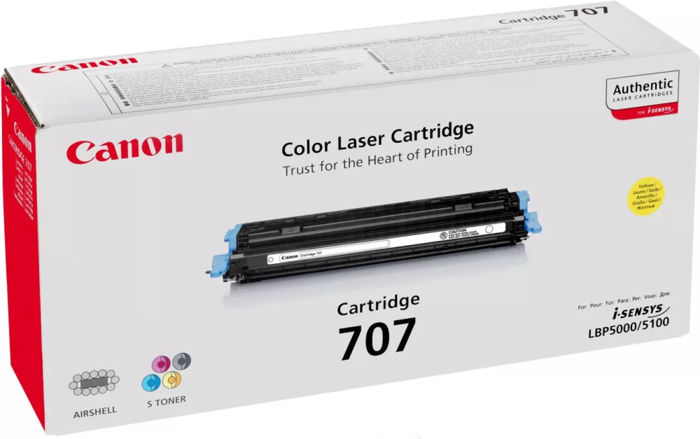   Canon CRG-707Y Yellow - 2000  - 