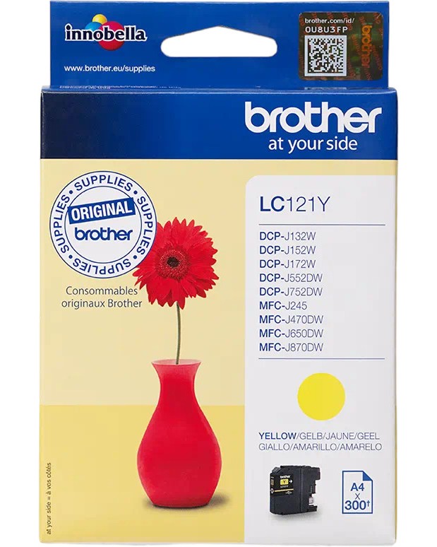      Brother LC-121Y Yellow - 300  - 