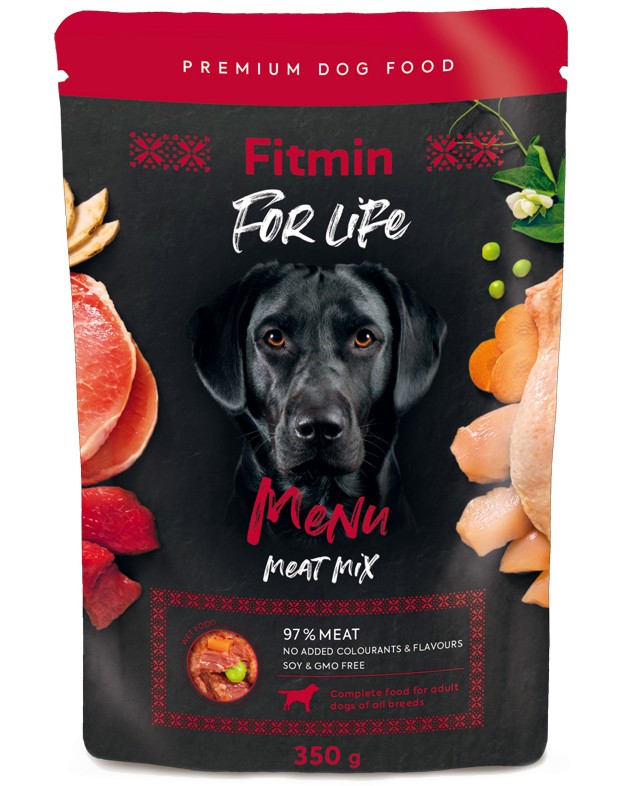    Fitmin Menu Meat Mix - 350 g,   For Life,    - 