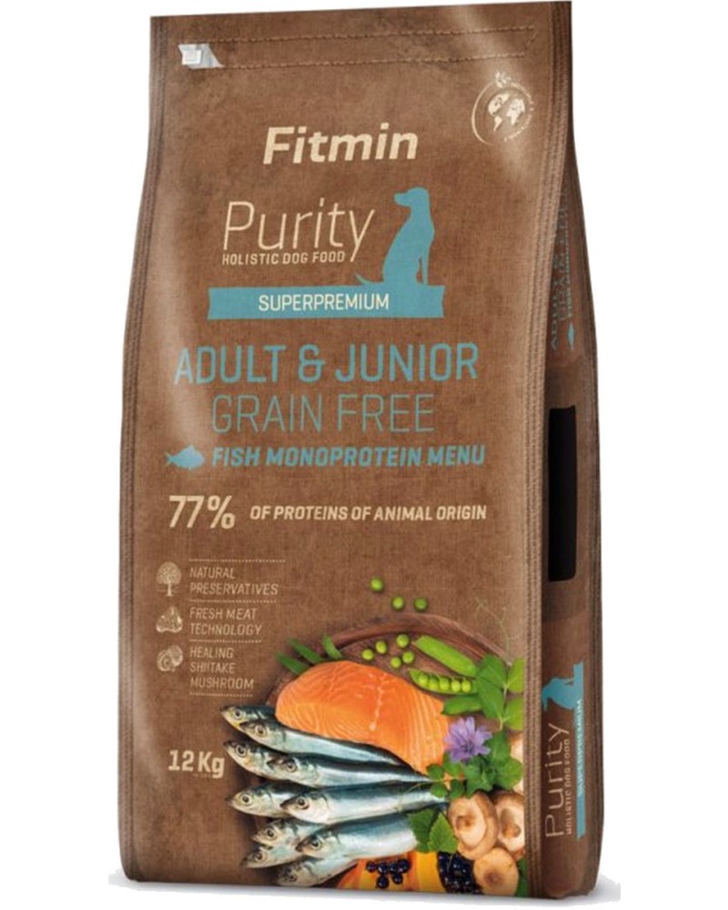     Fitmin Grain Free Adult and Junior - 12 kg,  ,   Purity Holistic - 