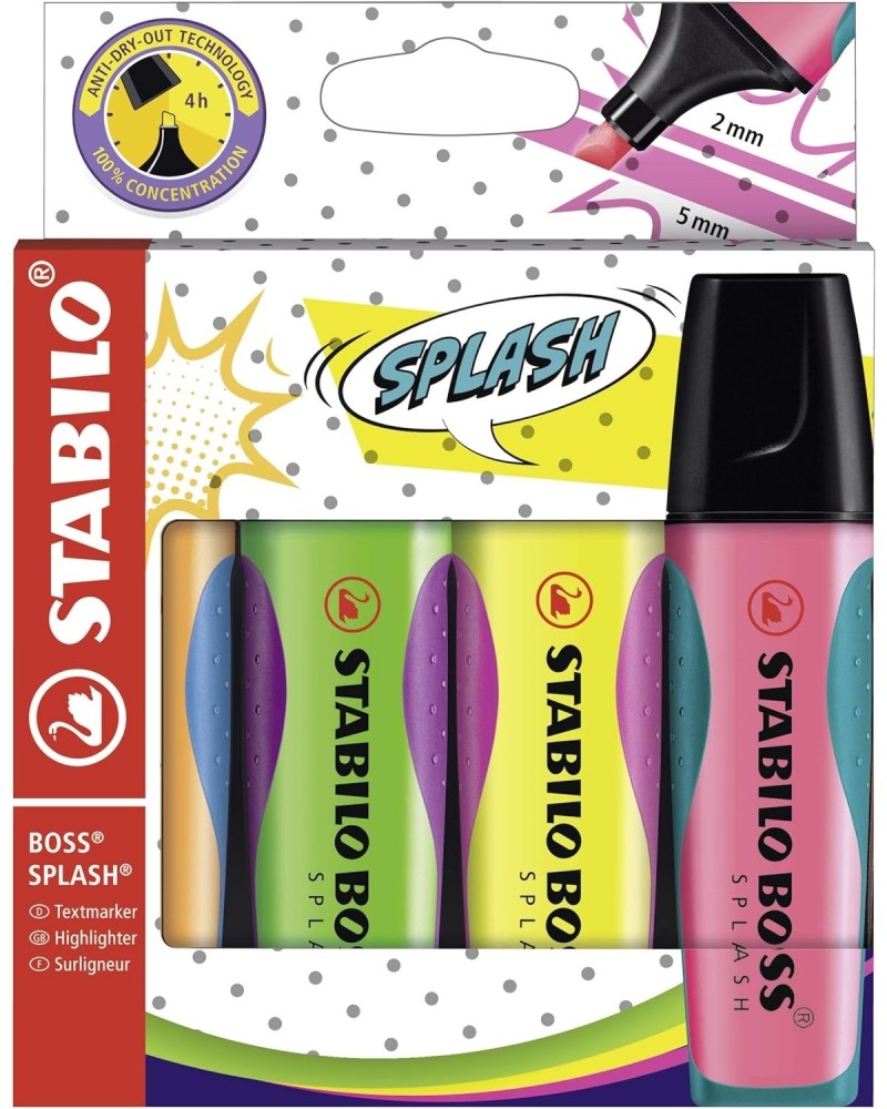   Stabilo Boss Splash - 4  - 