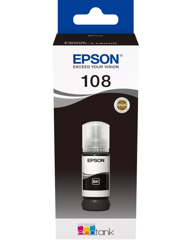    Epson 108 EcoTank Black - 3600  - 