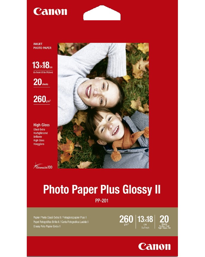   Canon Plus Glossy II PP-201 - 20  50 , 260 g/m<sup>2</sup> - 