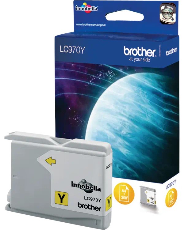      Brother LC-970Y Yellow - 300  - 