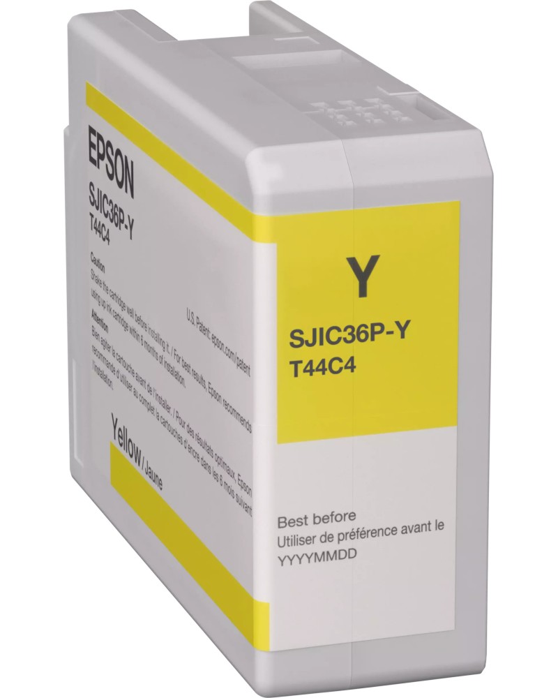    Epson SJIC36P Yellow - 80 ml - 