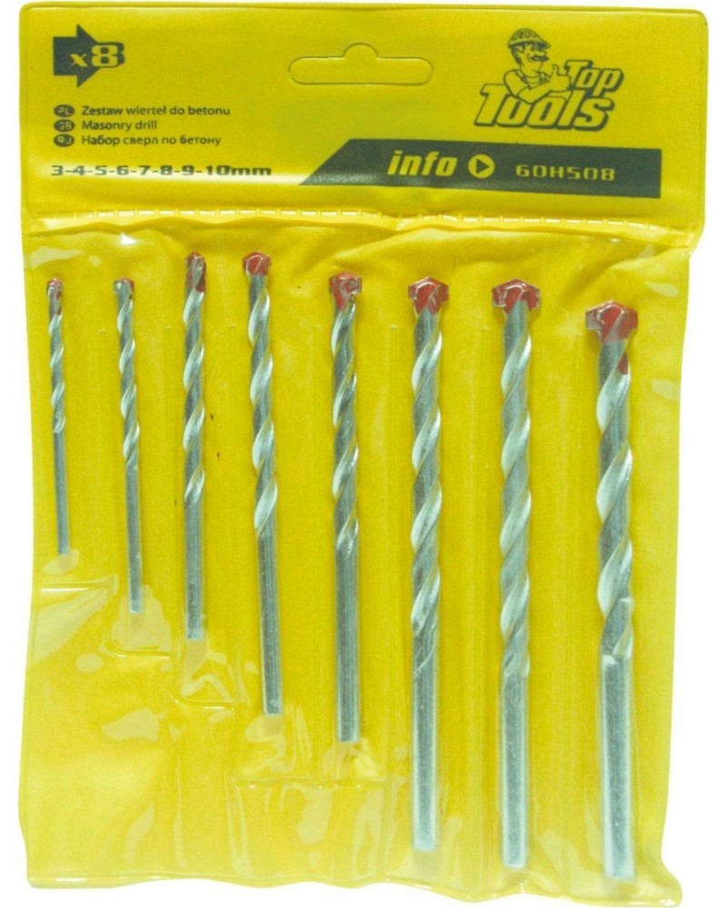     Toptools - 8    ∅ 3 - 10 mm - 