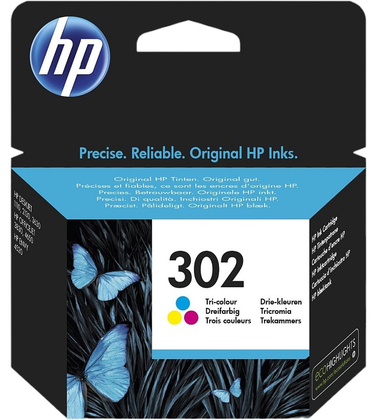      HP 302 Color - 165  - 