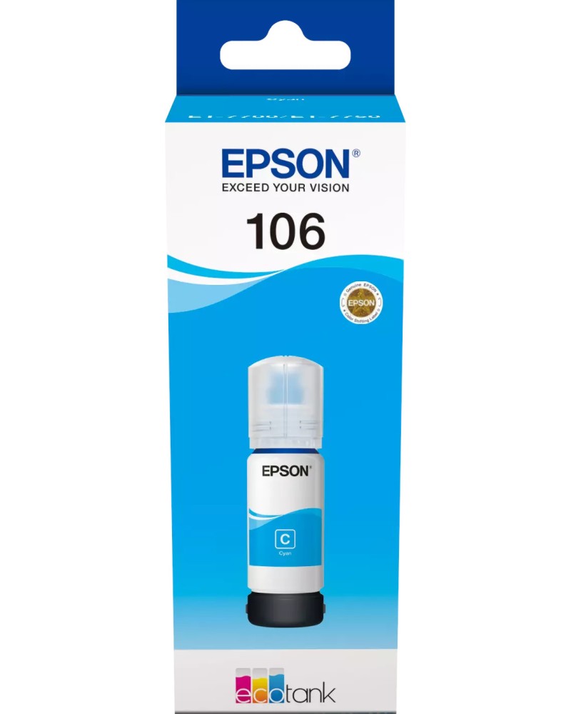    Epson 106 EcoTank Cyan - 5000  - 