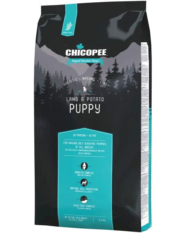         CHICOPEE Puppy - 12 kg,    ,   Holistic Nature Line,  1  - 