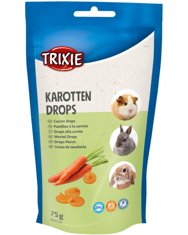   Trixie Carrot Drops - 75 g,     - 