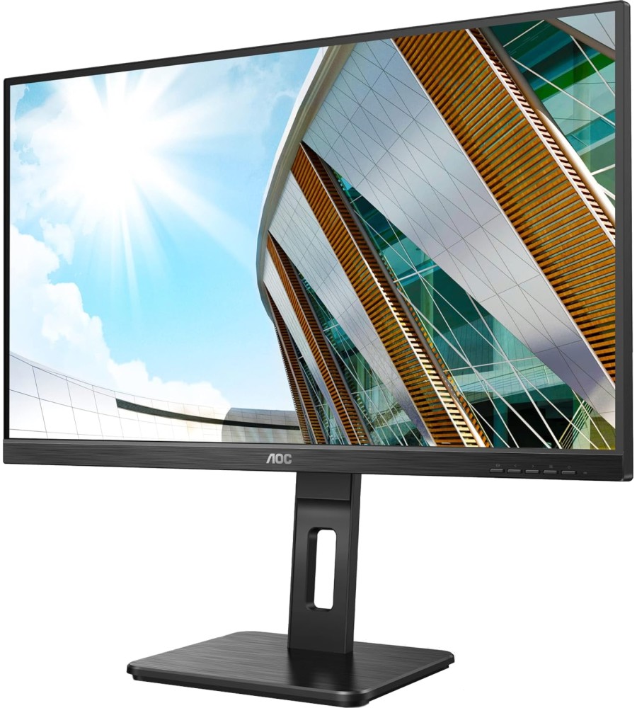  AOC 27P2Q - 27", IPS, 75 Hz, 16:9, 1920 x 1080, 4 ms, HDMI, DisplayPort, VGA, Adaptive-Sync - 