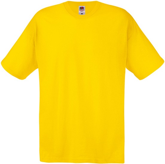   Fruit of the Loom - Yellow - 100% ,   Original - 