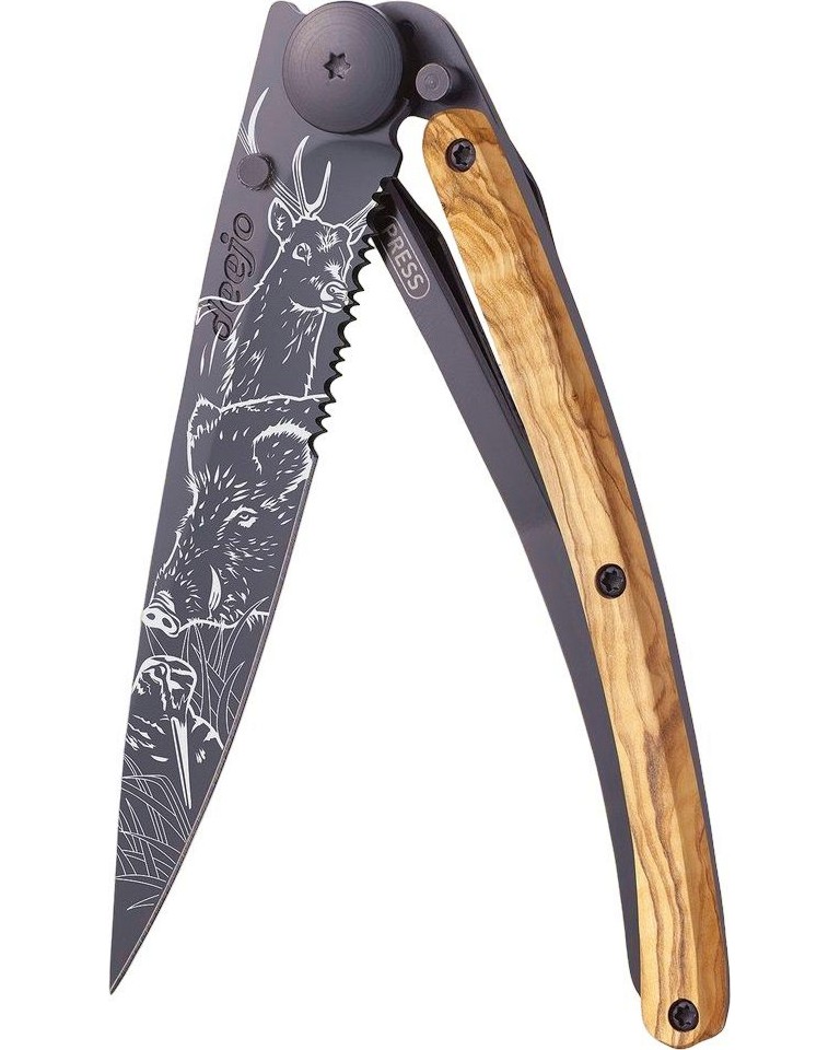   Deejo Hunting scene -   Olive Wood - 