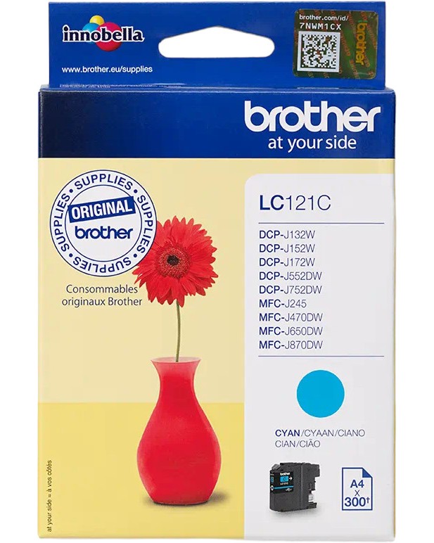      Brother LC-121C Cyan - 300  - 