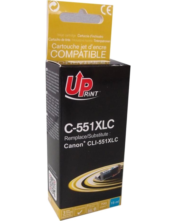      UPrint C-551XL Cyan - 700  - 