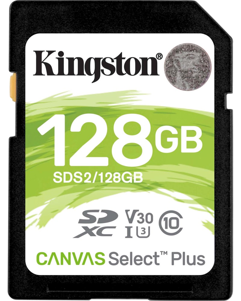 SDXC   64 GB Kingston Canvas Select Plus - Class 10, U3, V30 - 