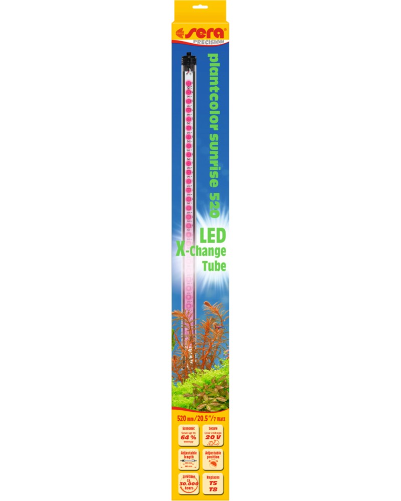     sera LED X-Change Tube Plantcolor Sunrise - 520 mm, 7 W, 175 lm,   - 