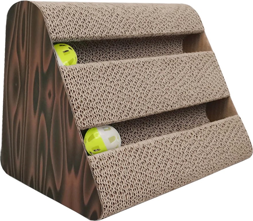 Драскалка за котки anipro Драскалка за котки anipro - С топки и котешка трева - продукт