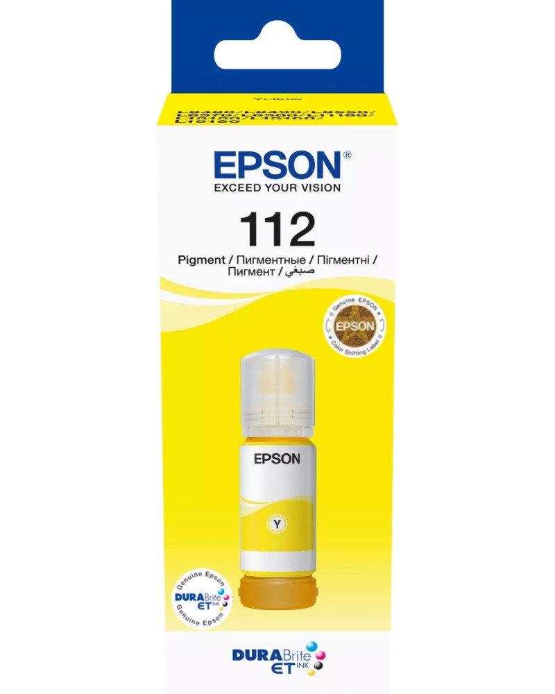    Epson 112 EcoTank Yellow - 6000  - 