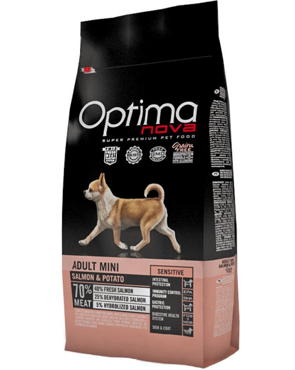        Optima Nova Adult Mini Sensitive - 0.8 ÷ 8 kg,    ,         - 